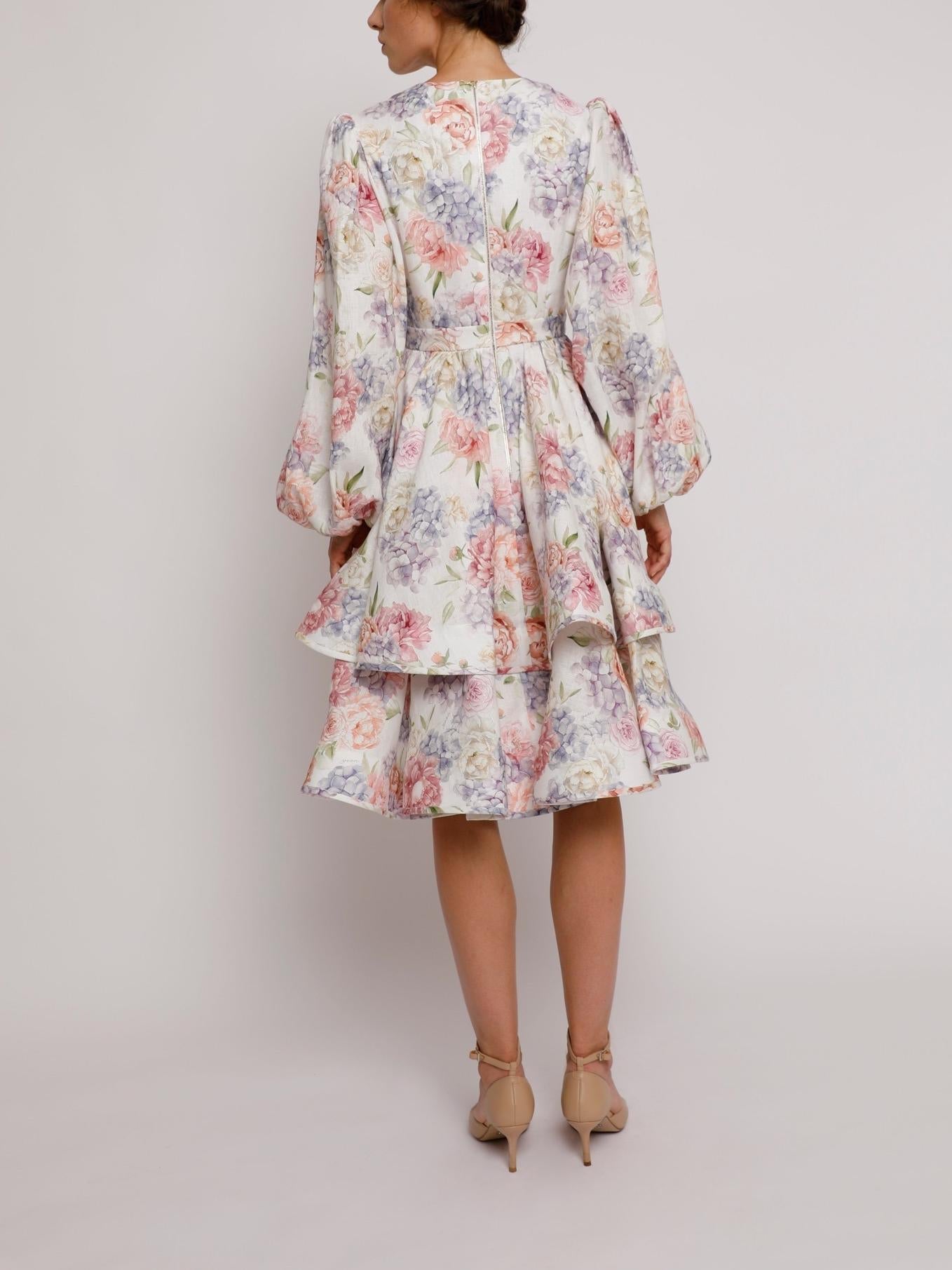 Floral Printed Midi Dress