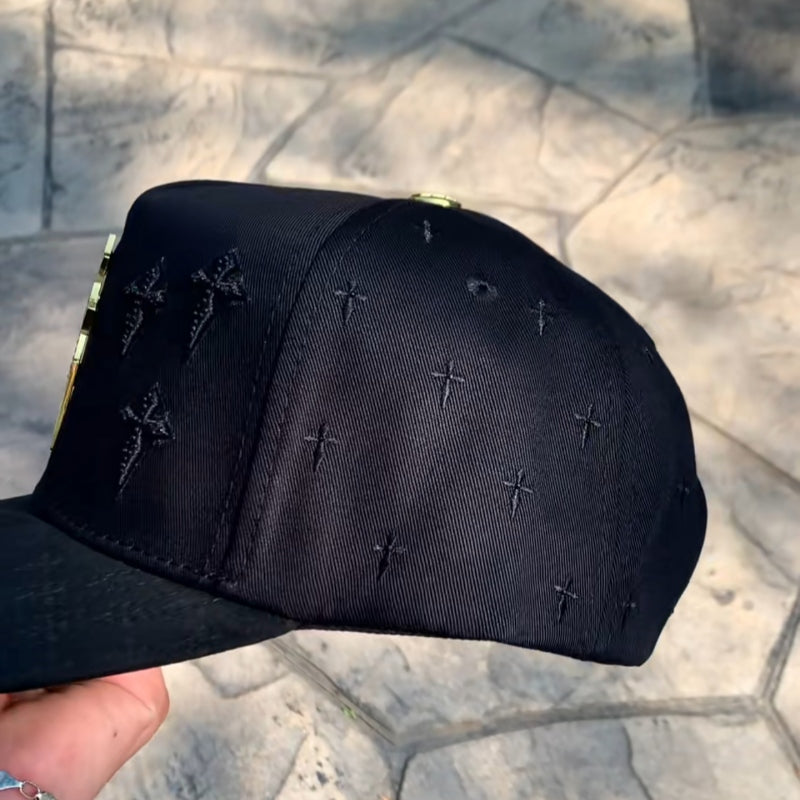 Las Cruces Gold And Black Cap
