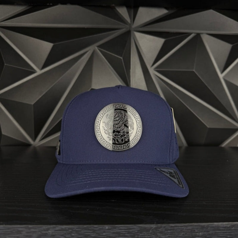Navy Hydro Plate SnapBack Cap