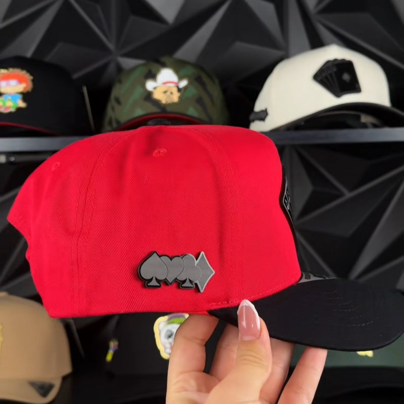 JC Brand Poker Cap-Red