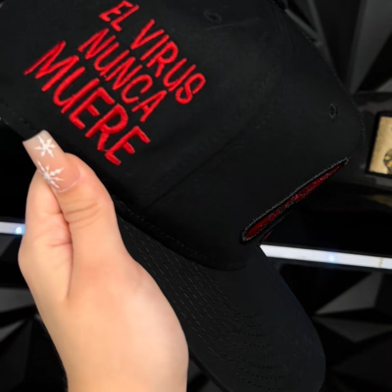 Red Rubber Sole SnapBack