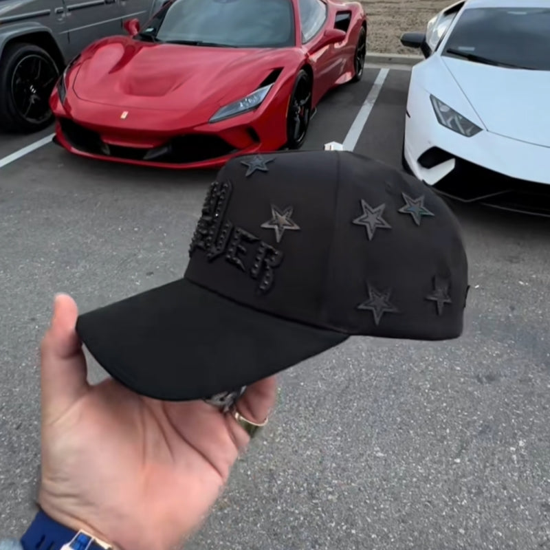 RICH FOREVER Black Snapback Cap