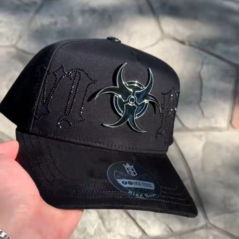 "Virus" Bling Black Cap