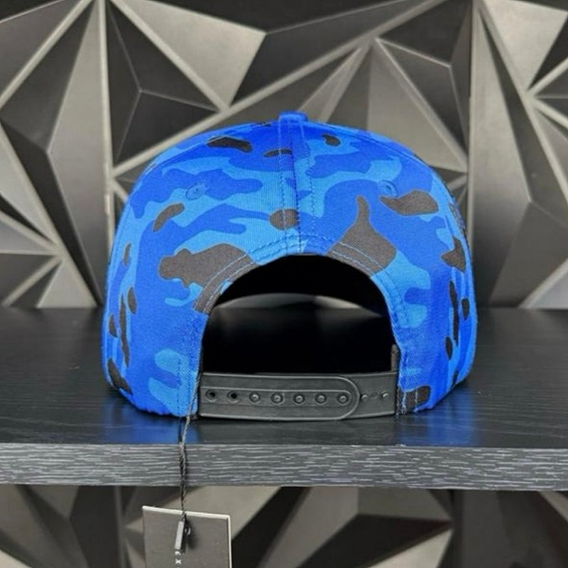 Poker Board SnapBack Cap-Blue Camo