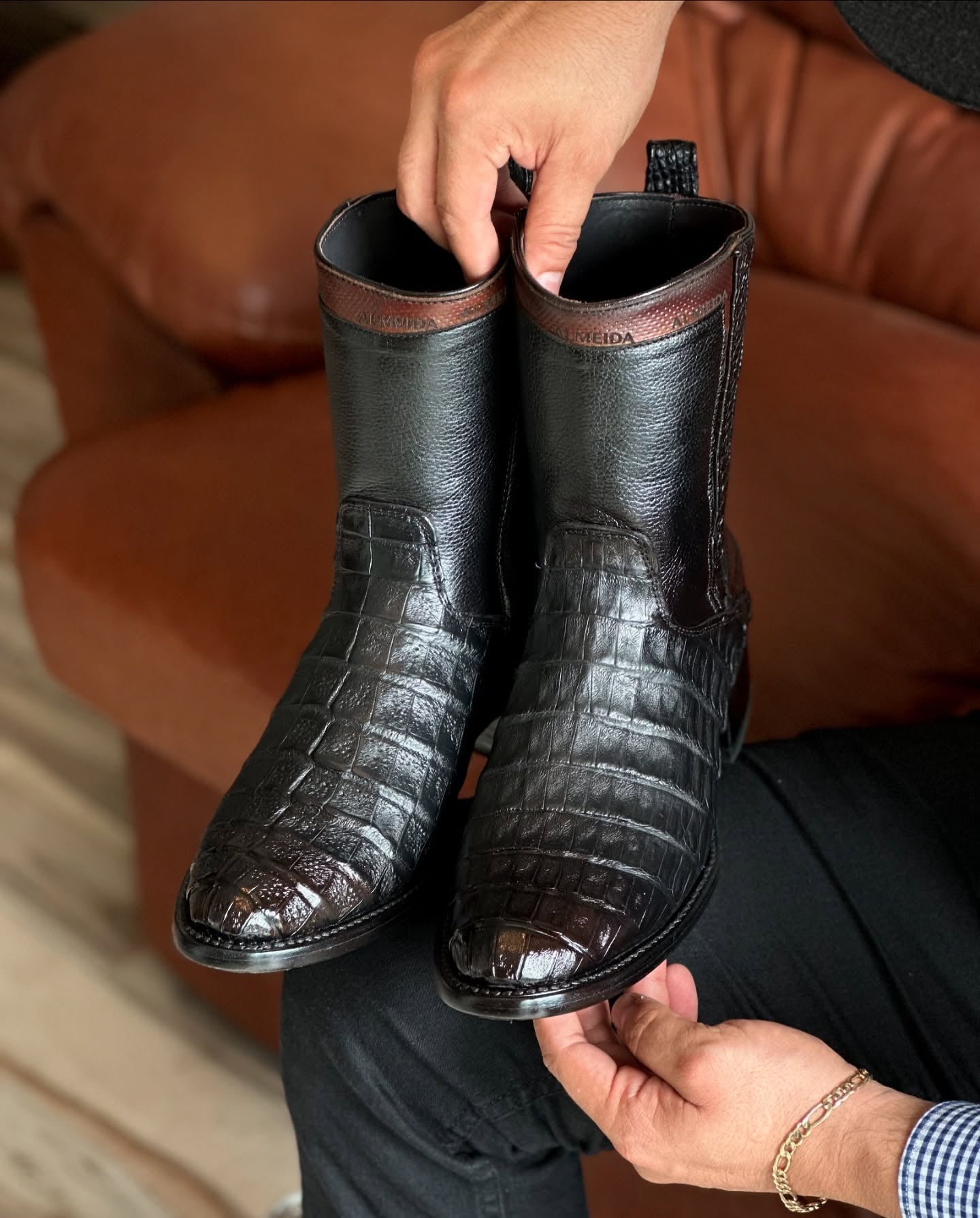 Original Crocodile Leather Cowboy Boots(Buy 2 Free Shipping✔️)