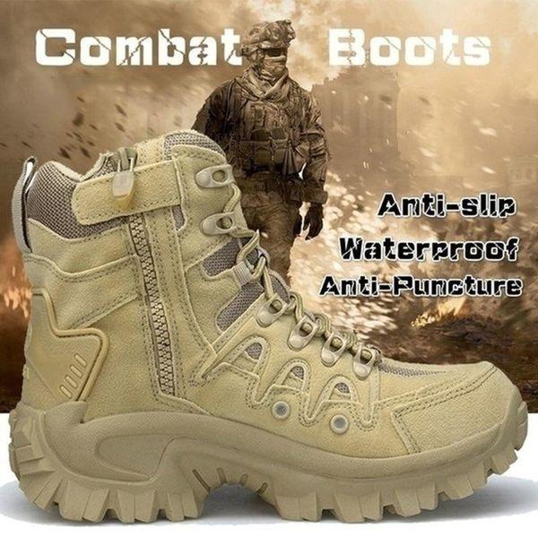 Men Outdoor Waterproof Non-Slip Hiking Boots Combat Boots(Buy 2 Free Shippingđ„)