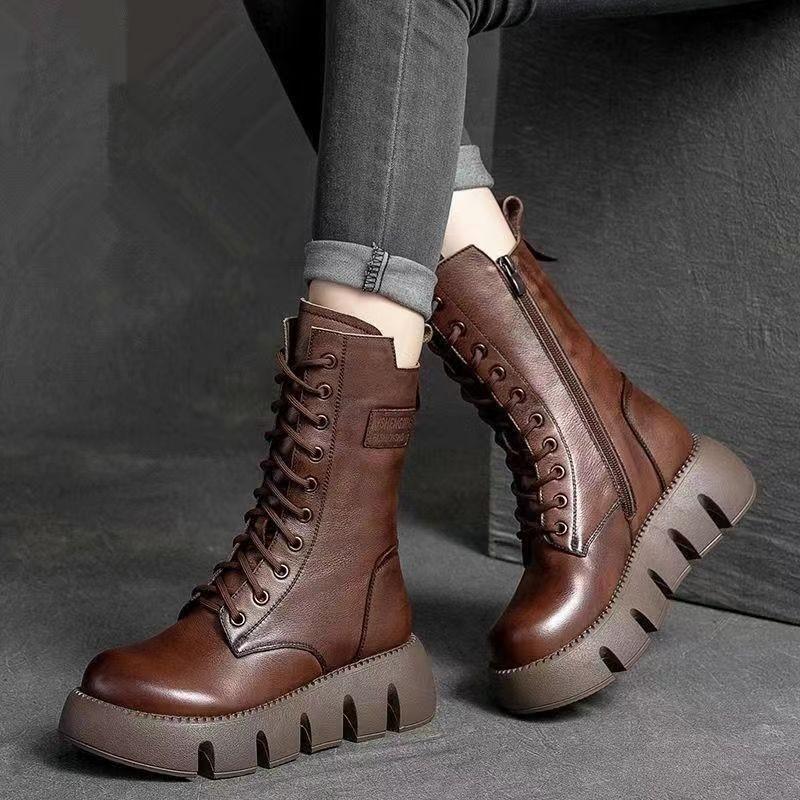 Women's Retro High Top Martin Boots