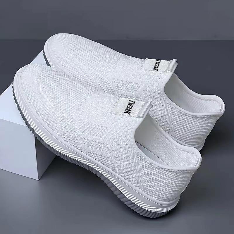 (⏰Last Day Promotion $6 OFF)Men's Loafers & Slip-Ons Flyknit Shoes Casual Daily   Breathable Walking Shoes(Buy 2 Free Shipping✔️)