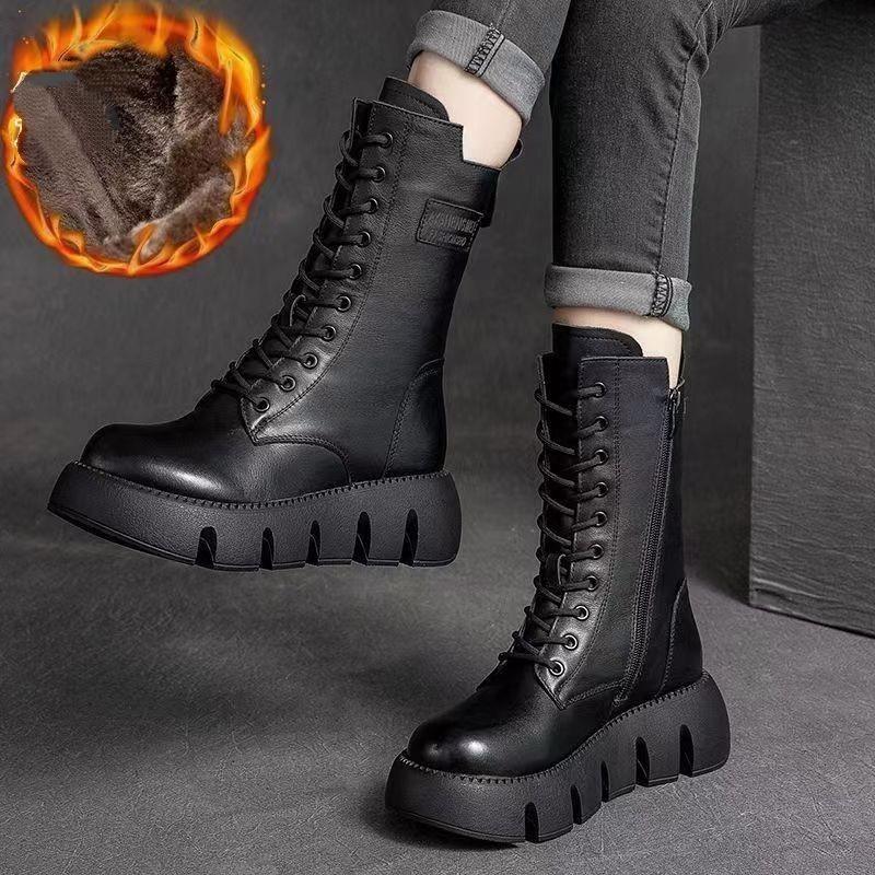 Women's Retro High Top Martin Boots