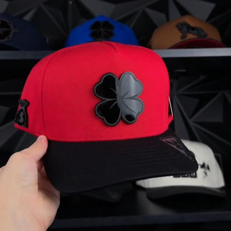 Black Snapback Good Luck Caps