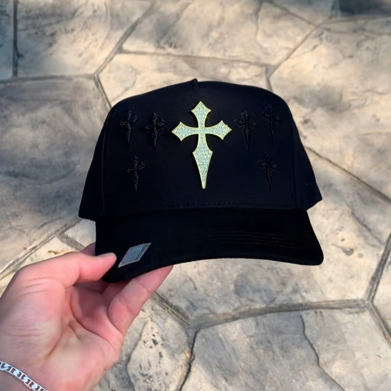 Las Cruces Gold And Black Cap