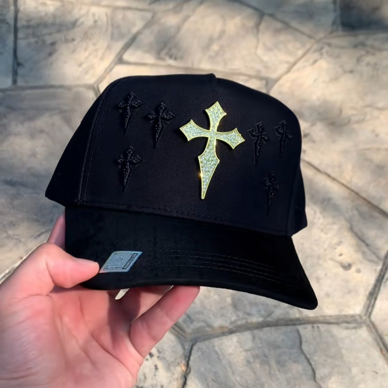 Las Cruces Gold And Black Cap