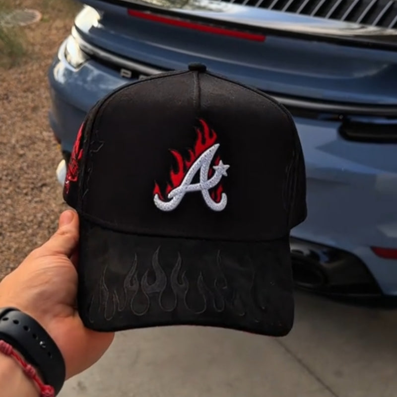 Pro Atlanta Braves Stick Stitch Cap