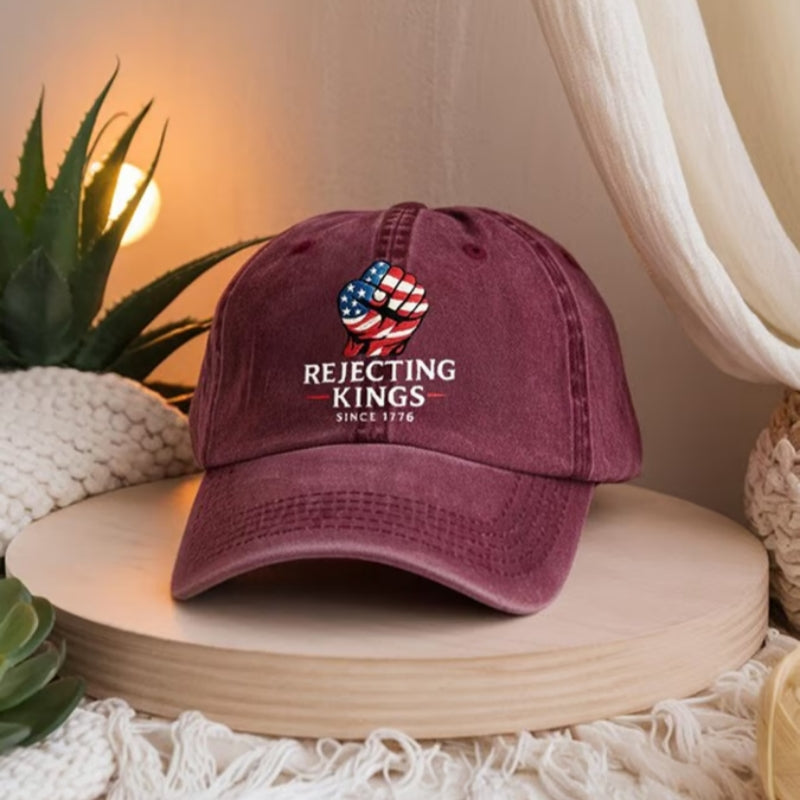 Rejecting Kings 1776  Embroidery Cap