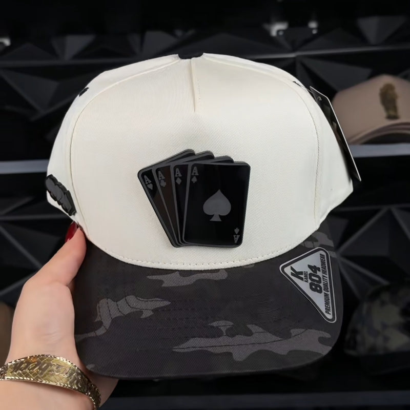 JC Brand Poker Cap-Beige