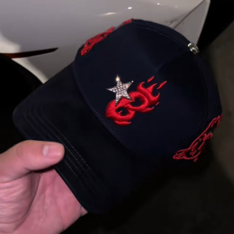 B-STAR Navy Red Snapback Hat