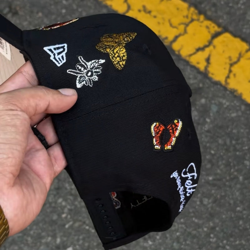 Butterfly Embroidered Hat