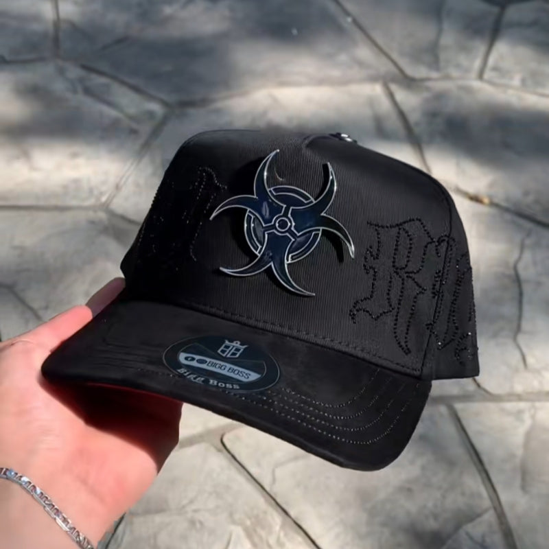 "Virus" Bling Black Cap