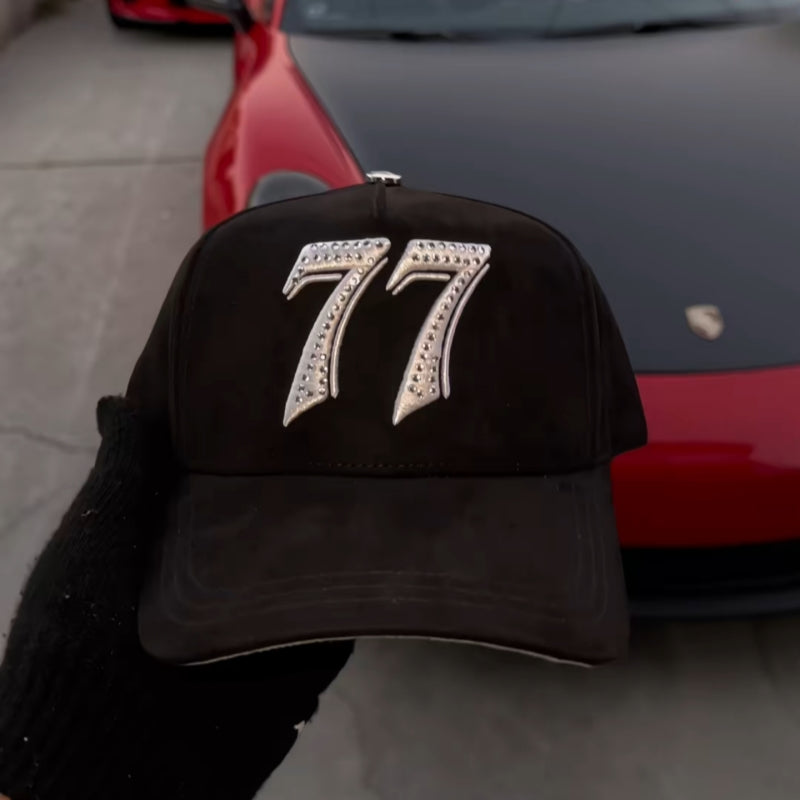 Shiny White 77 Cap