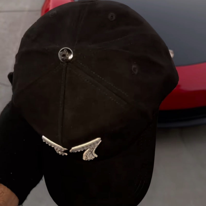 Shiny White 77 Cap