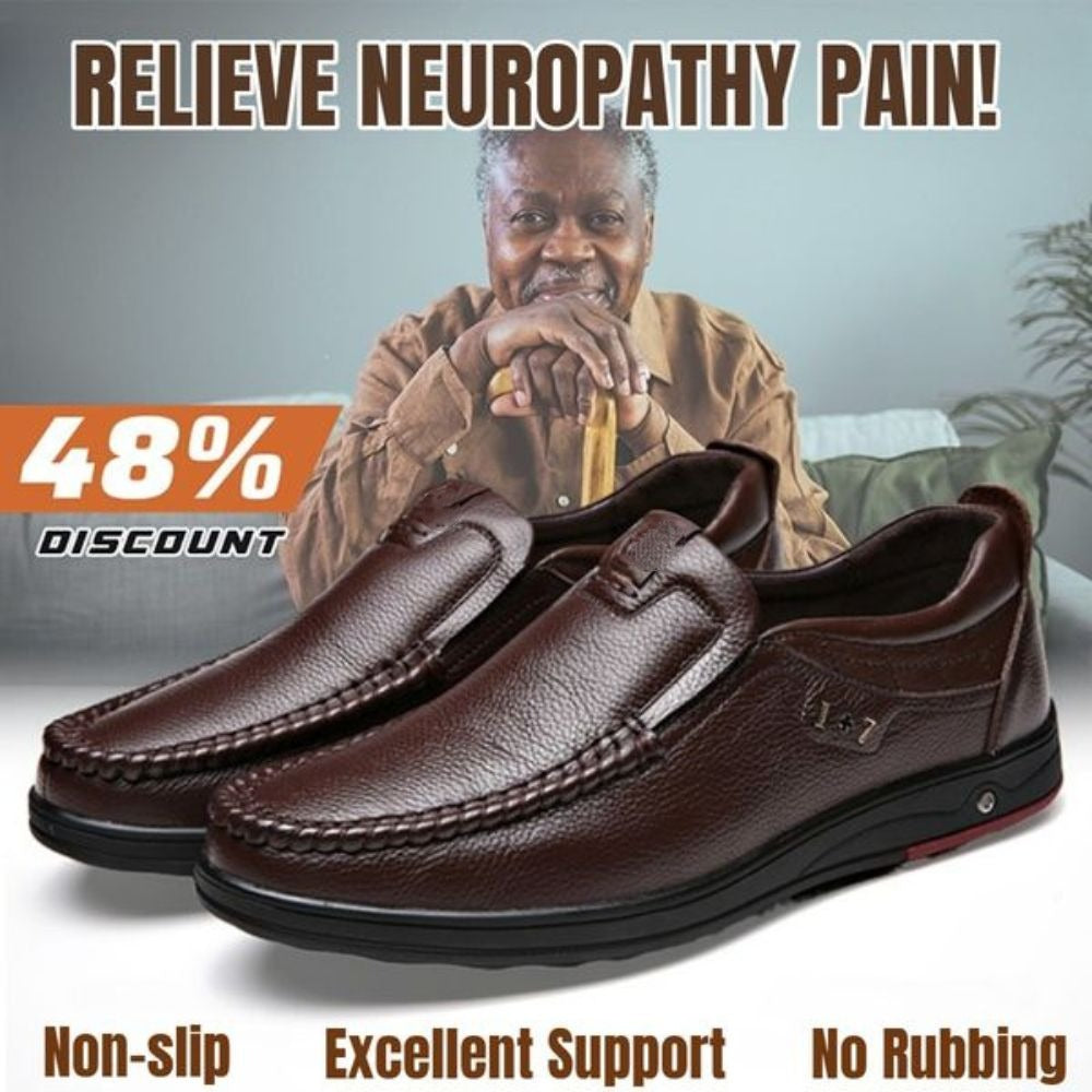 Men's Comfortable Relaxed Fit Lightweight Breathable Arch Support Cushioned Walking Shoes