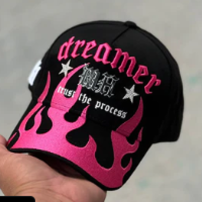 Letter Embroidered Cap