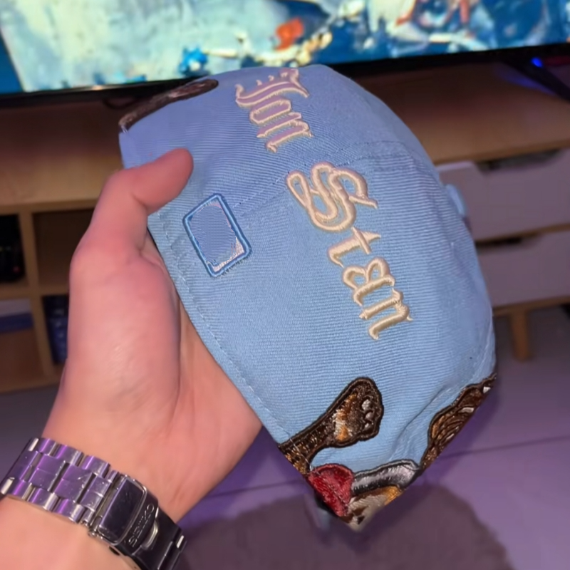 Jon Stan Embroidered Angels Hat