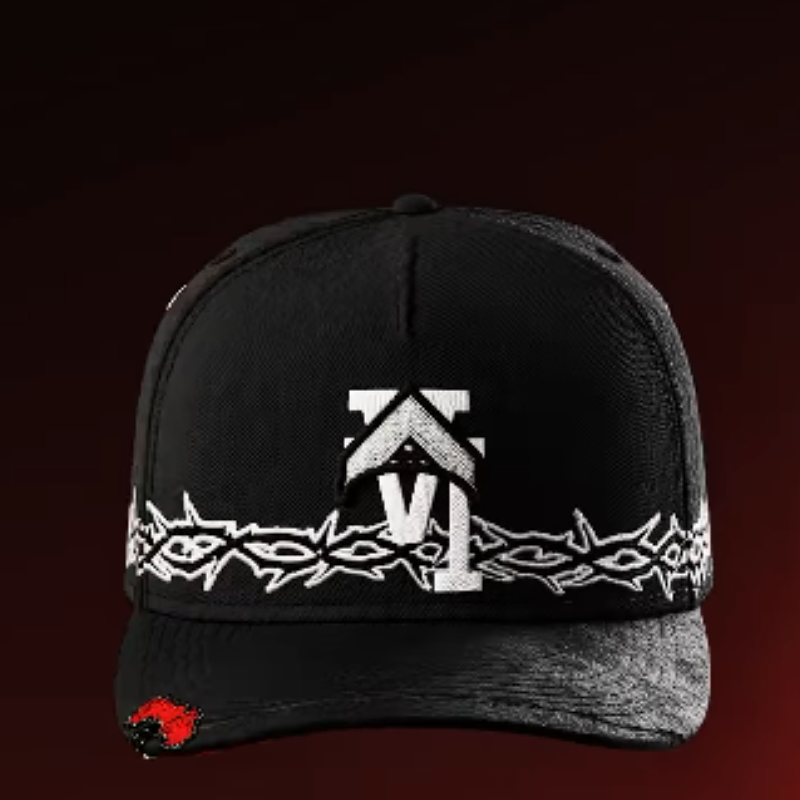 Letter Embroidered Cap