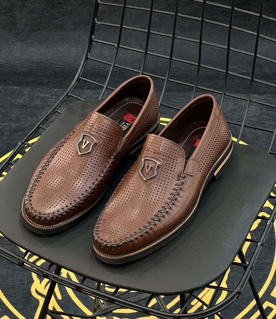 Men's Handmade Breathable Comfortable Loafers & Slip-Ons