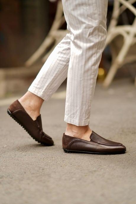 Men's Handmade Driving Loafers