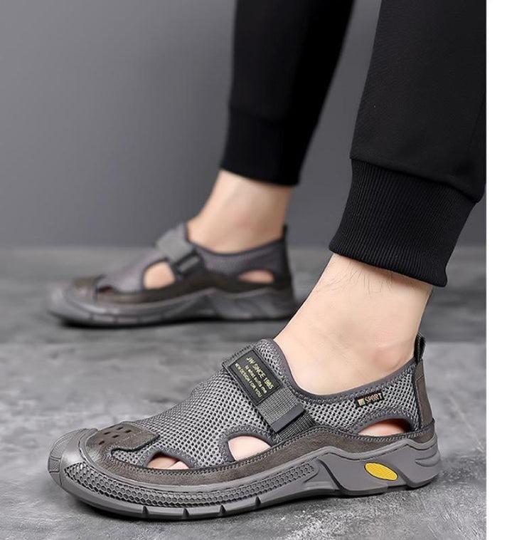 Men's Breathable Leather Sandals