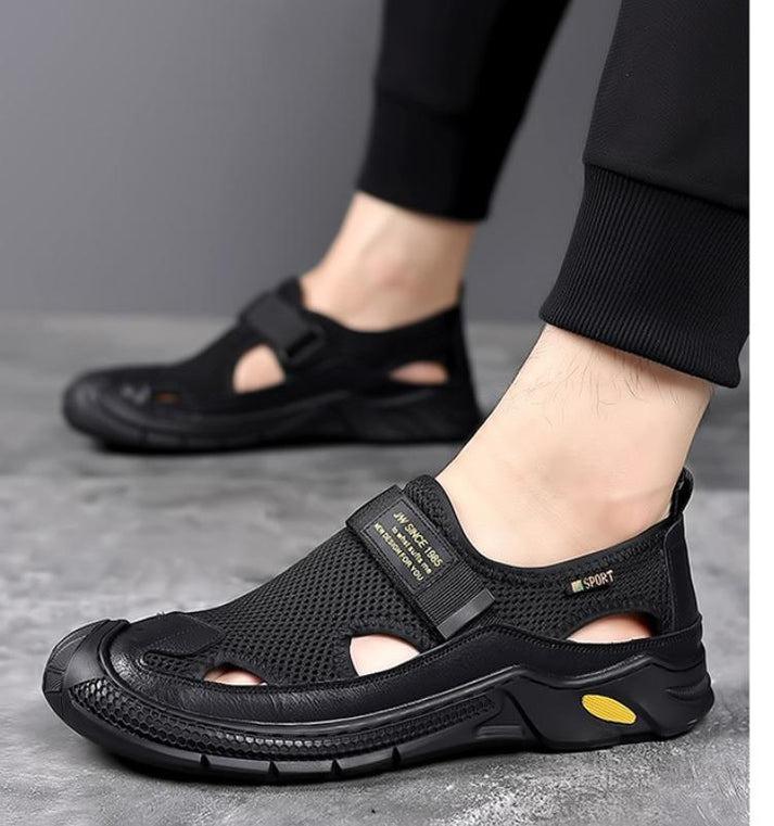 Men's Breathable Leather Sandals