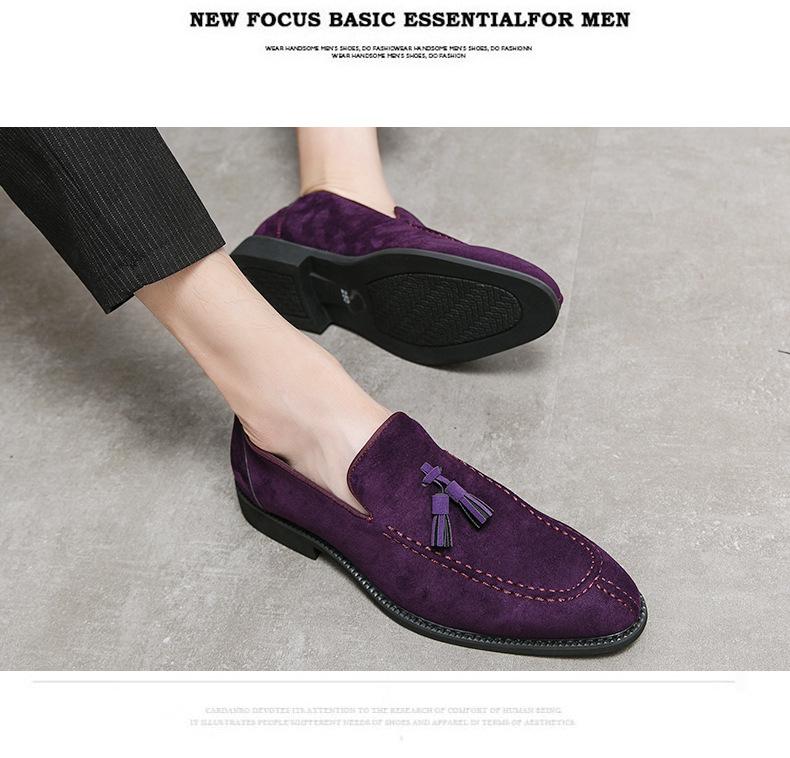 Lincoln Loafer - Night Blue Suede Shoes - MTO