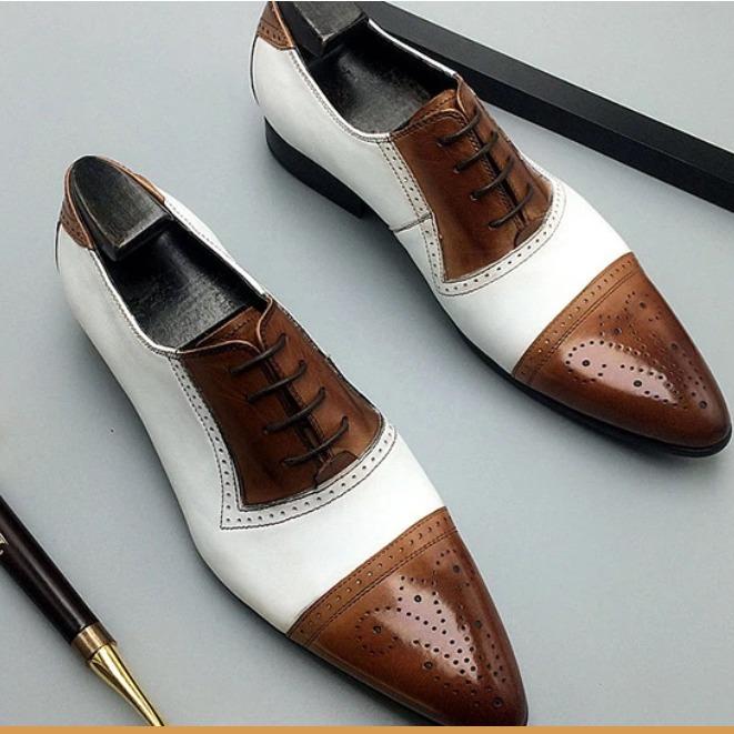 Brogue business men's shoes