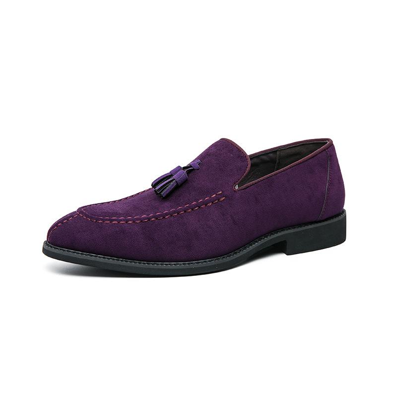 Lincoln Loafer - Night Blue Suede Shoes - MTO