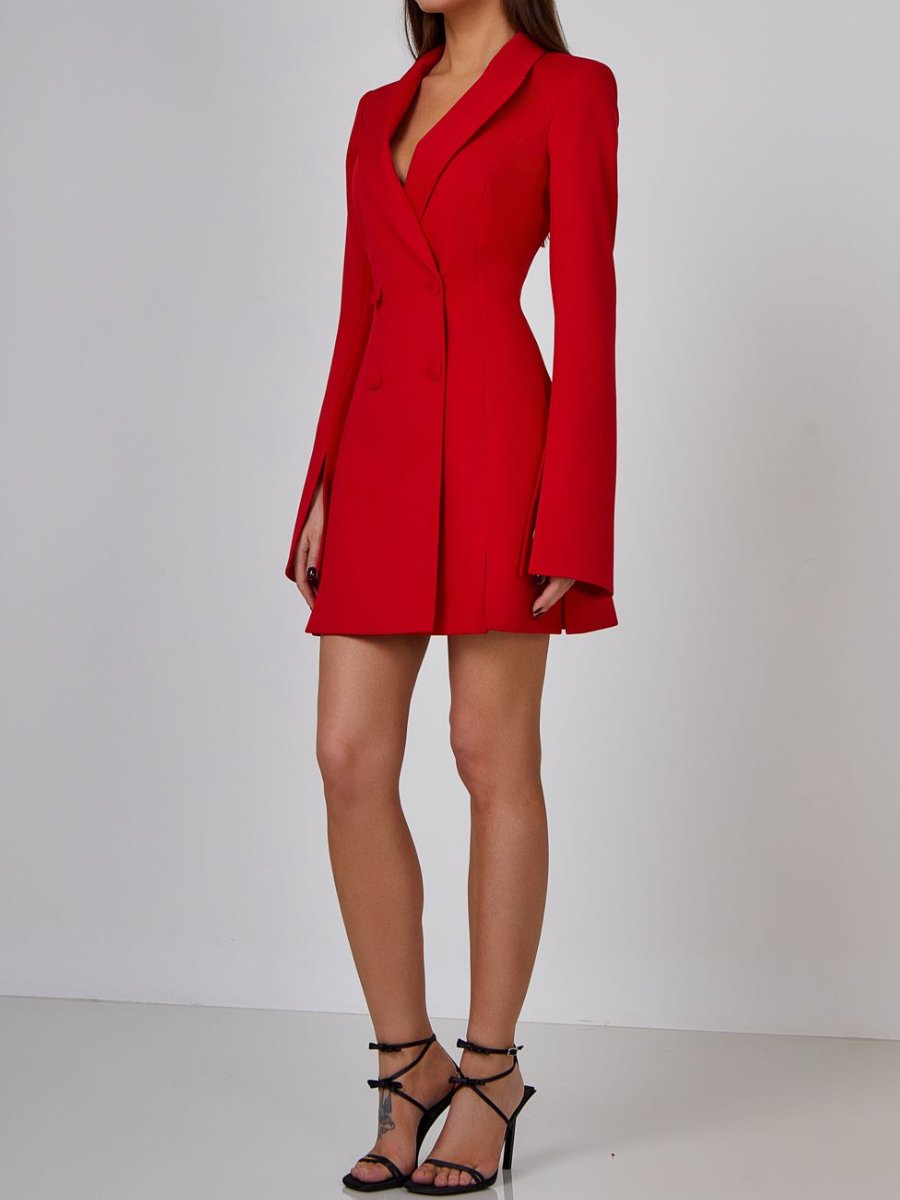 Double-breasted Blazer Dress