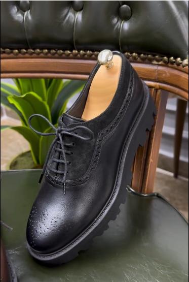 Men's Oxfords Derby Shoes Brogue Dress Shoes Wingtip Shoes