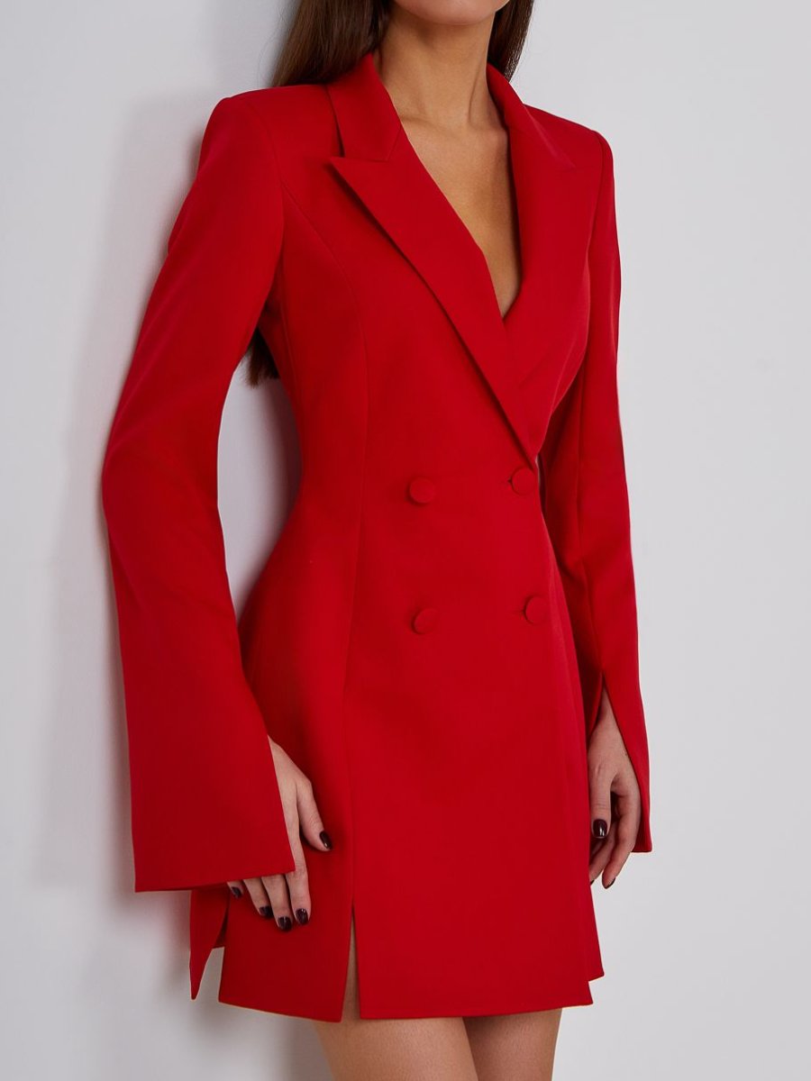 Double-breasted Blazer Dress