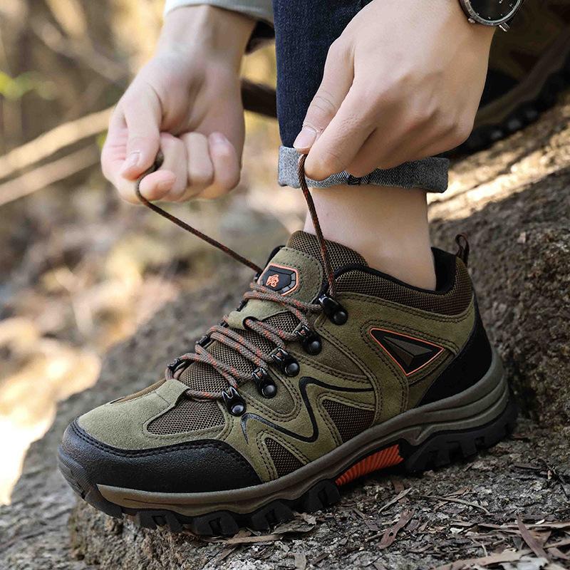 Men's Comfy Arch Support Waterproof Lightweight Hiking Orthopedic Shoes