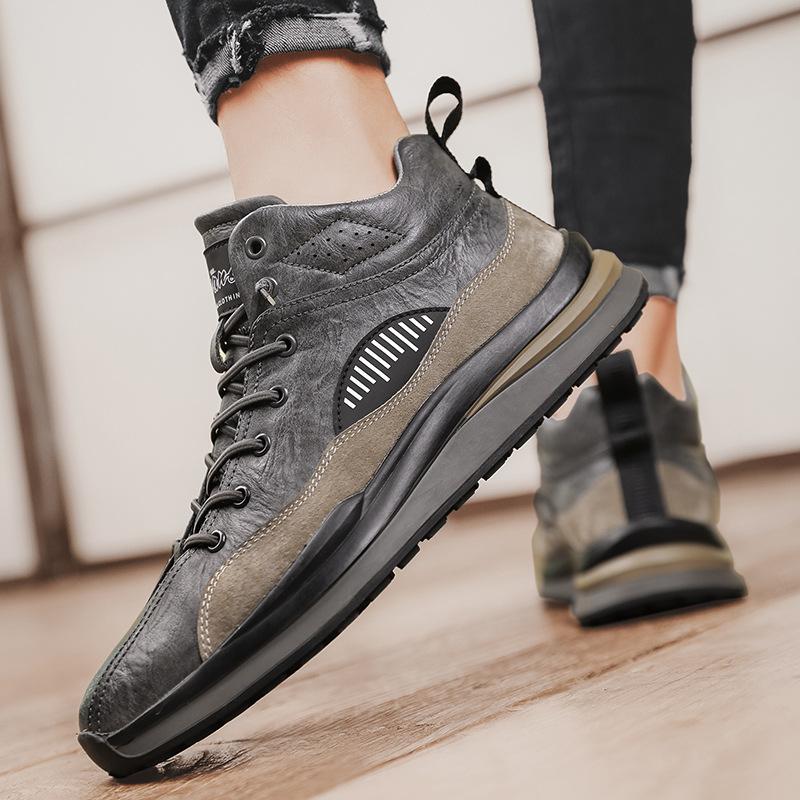 Men's Leatherette Casual Daily PU Waterproof Sneakers