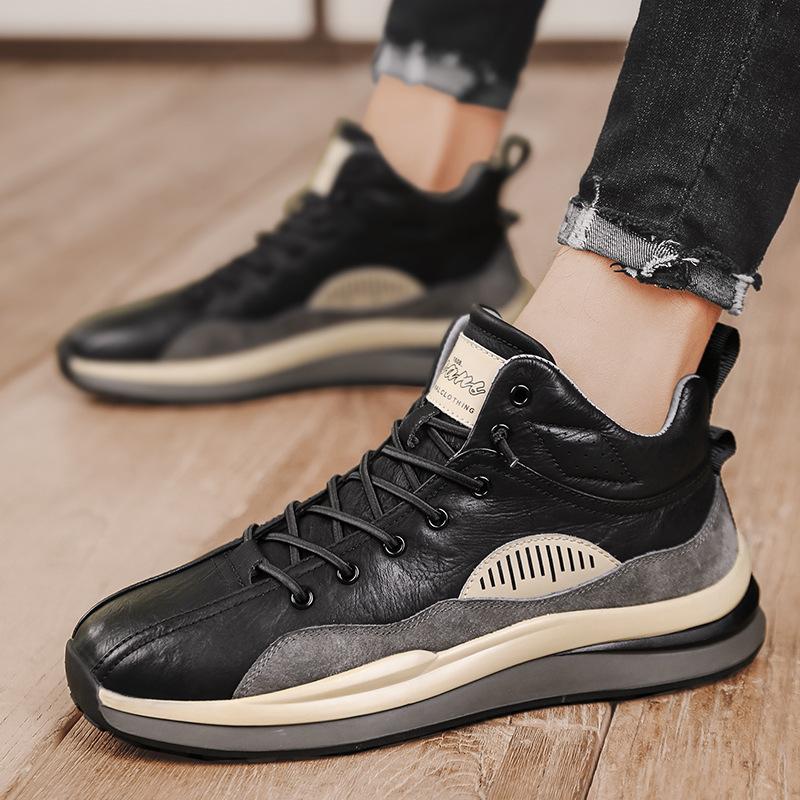 Men's Leatherette Casual Daily PU Waterproof Sneakers