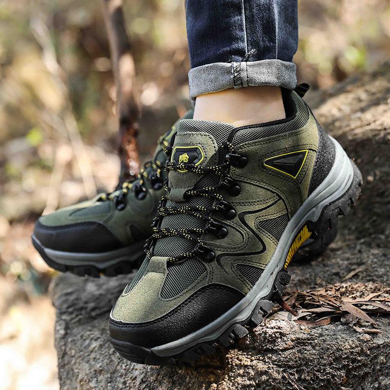 Men's Comfy Arch Support Waterproof Lightweight Hiking Orthopedic Shoes