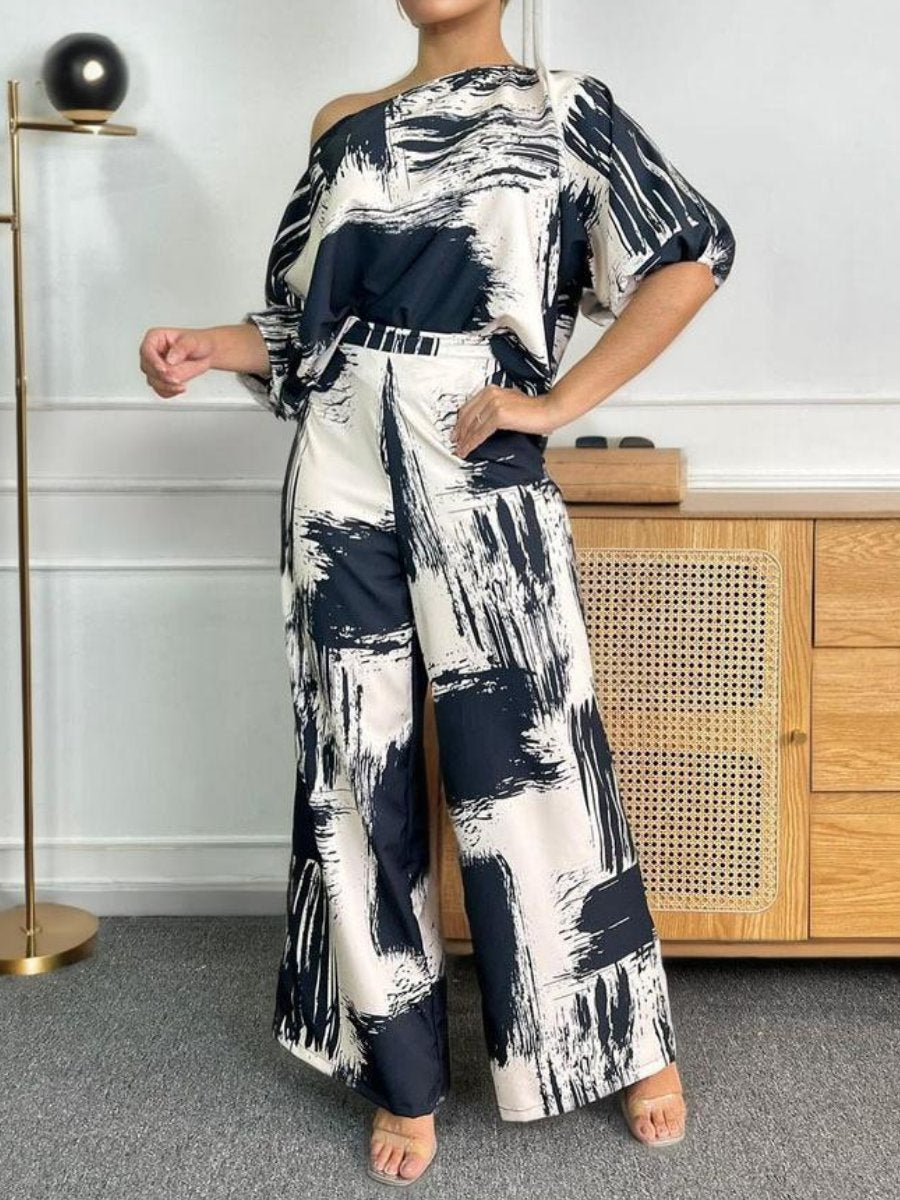 Printed Two-Piece Set