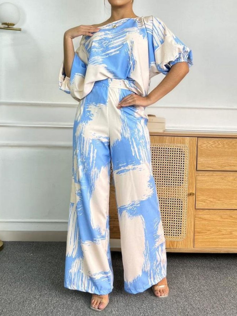 Printed Two-Piece Set